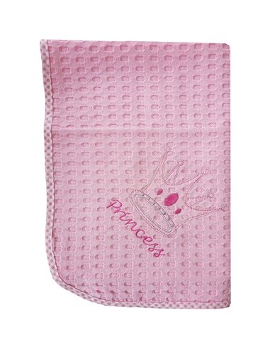 Κουβέρτα Πικέ Κούνιας Dimcol Princess 35 Ροζ