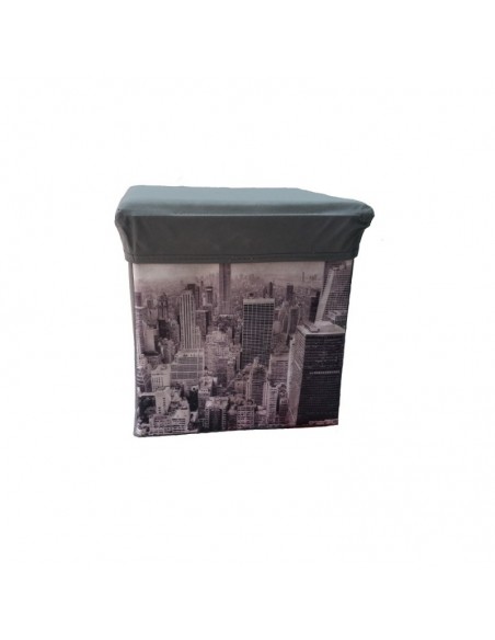 Κουτί Αποθήκευσης - Σκαμπό Πτυσσόμενο Manhattan