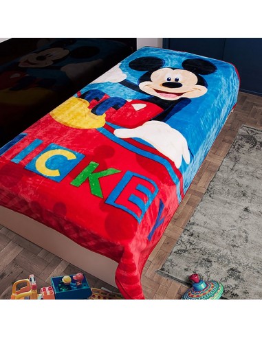 Κουβέρτα Βελουτέ Μονή Dim Collection Disney Mickey 561